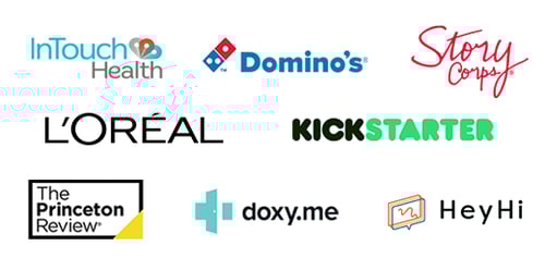 Customer logo cluster Customer logo cluster