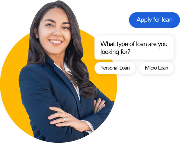 Loan chat Apply for a loan chat response