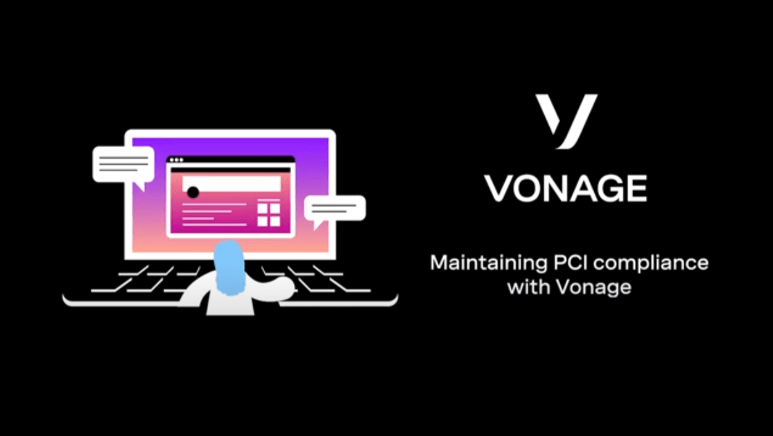 PCI-Compliance mit Vonage Contact Center Cover slide for Maintaining PCI compliance with Vonage demo video