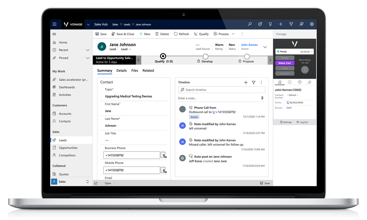 Kundenzufriedenheit Microsoft Dynamics 365 Sales Hub
